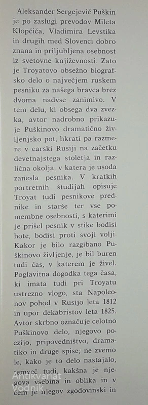 PUŠKIN 1-2.DEL, Henri Troyat