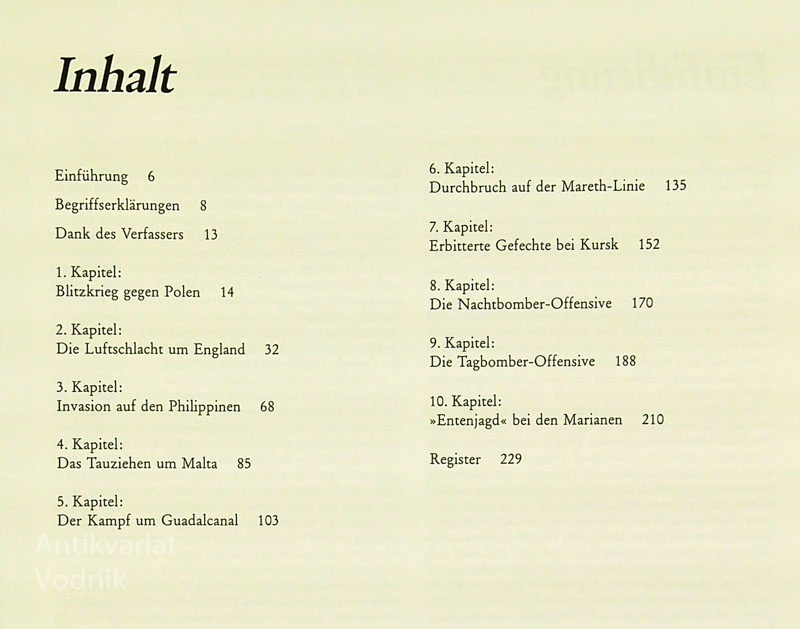 LUFTSCHLACHTEN DES ZWEITEN WELTKRIEGS, Christopher Shores