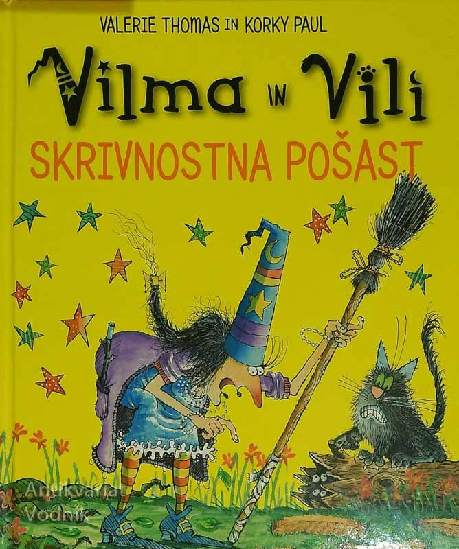 VILMA IN VILI; SKRIVNOSTNA POŠAST, Valerie Thomas (ilustriral Korky Paul)