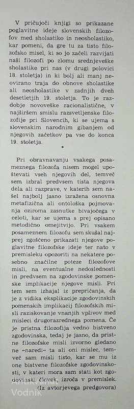 MED SHOLASTIKO IN NEOSHOLASTIKO, Ivan Urbančič
