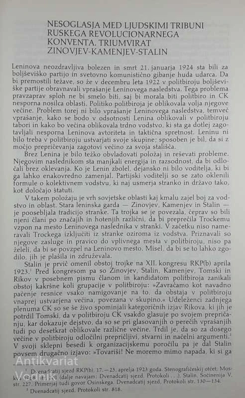 STALINOV TERMIDOR, Marjan Britovšek