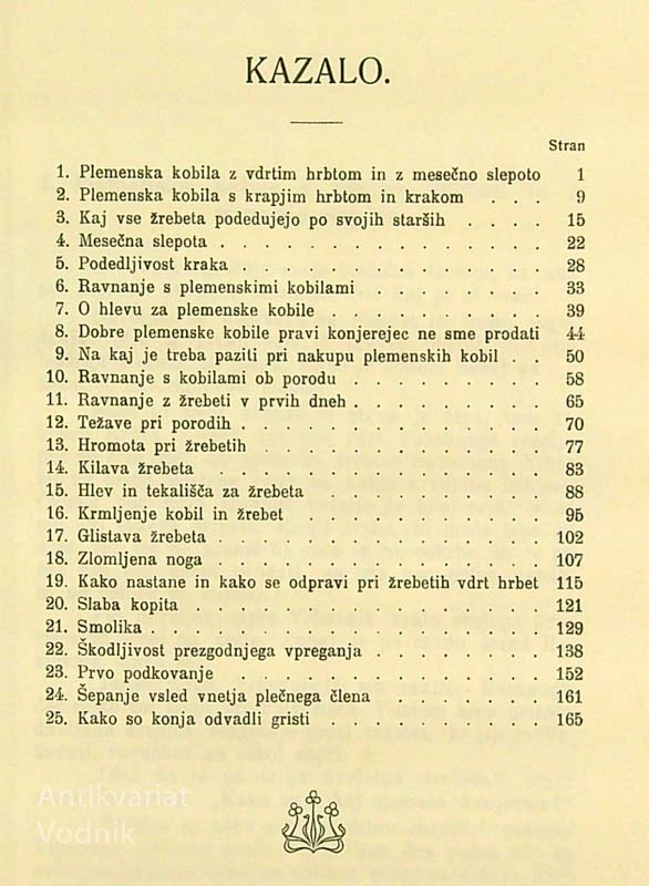 SOSEDA RAZUMNIKA; KONJEREJA, dr. L. Steuer