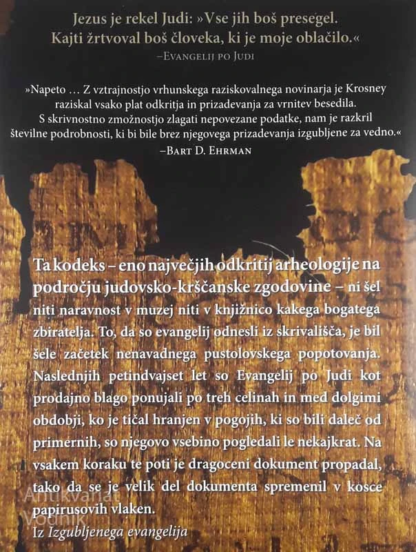 IZGUBLJENI EVANGELIJ, Herbert Krosney