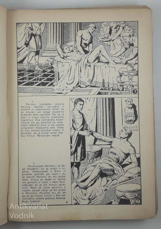 QUO VADIS – ROMAN V SLIKAH, risal Jože Beranek, besedilo po H. Sienkiewiczu