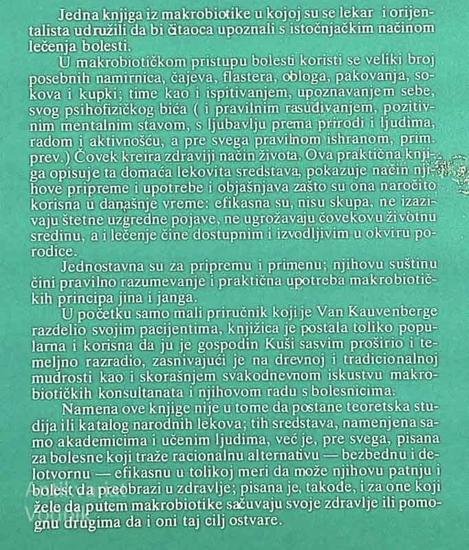 MAKROBIOTIČKA DOMAĆA LEKOVITA SREDSTVA, Mičio Kuši