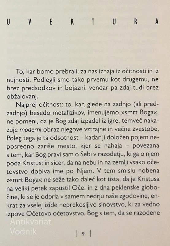 MALIK IN RAZDALJA Jean – Luc Marion