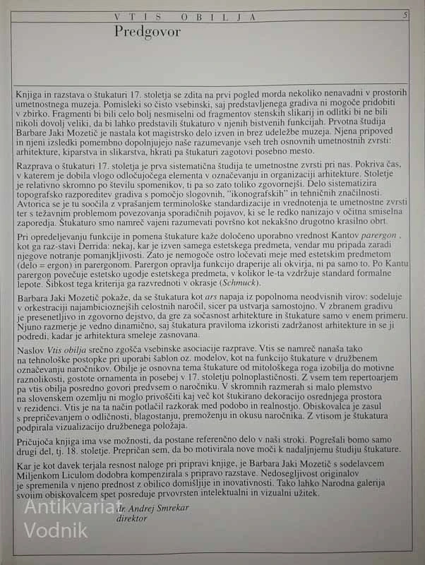 VTIS OBILJA, Barbara Jaki Mozetič