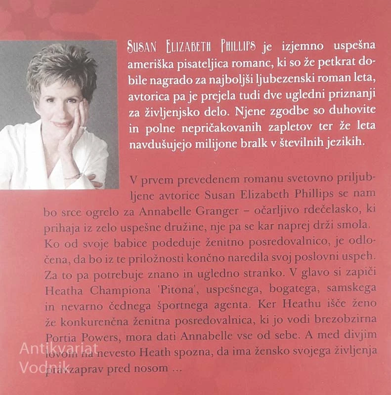 LOV NA NEVESTO, Susan Elizabeth Phillips