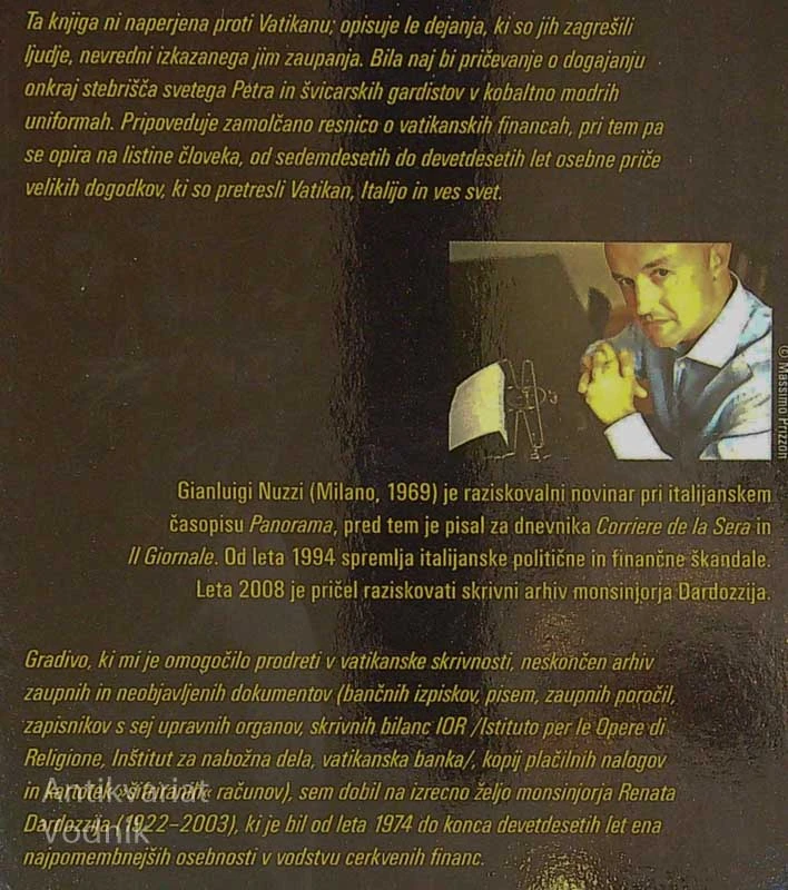 VATIKAN, D. D., Gianluigi Nuzzi