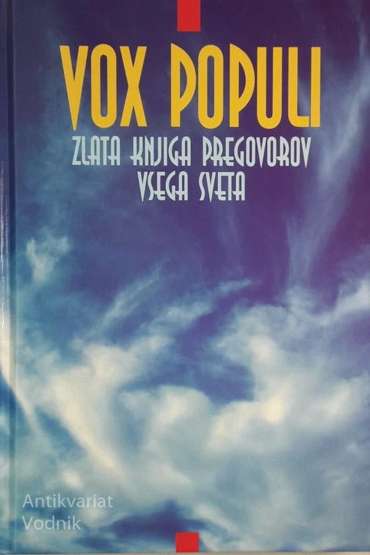 VOX POPULI, Zlata knjiga pregovorov vsega sveta