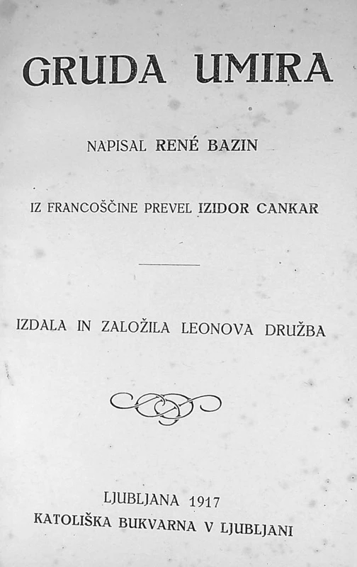 GRUDA UMIRA, René Bazin