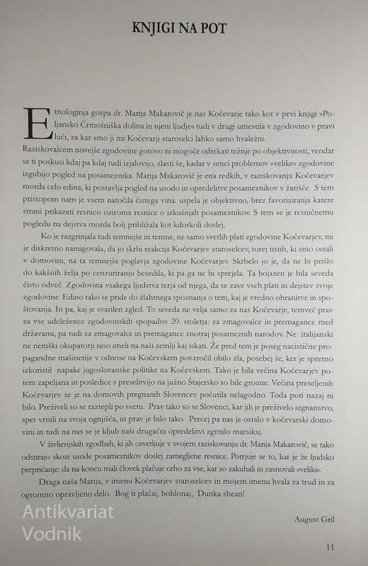 RESNICE POSAMEZNIKOV, Marija Makarovič