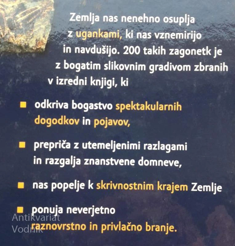 NENAVADNI POJAVI, UGANKE IN DEJSTVA, Razkrite skrivnosti narave