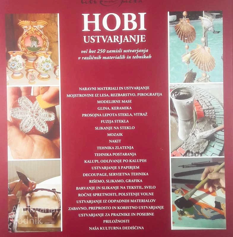 HOBI USTVARJANJE; VEČ KOT 250 ZAMISLI USTVARJANJA V RAZLIČNIH MATERIALIH IN TEHNIKAH, Maja Matilda Remic