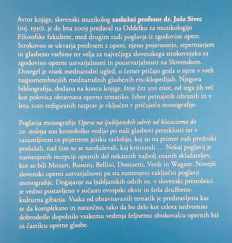OPERA, Jože Sivec