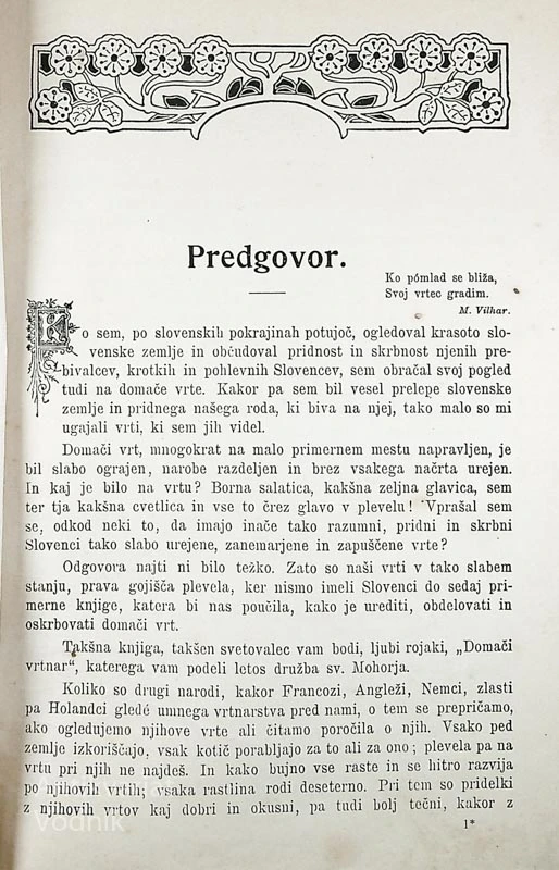 DOMAČI VRTNAR; GOSPODARJEM IN GOSPODINJAM V POUK, Janez Koprivnik