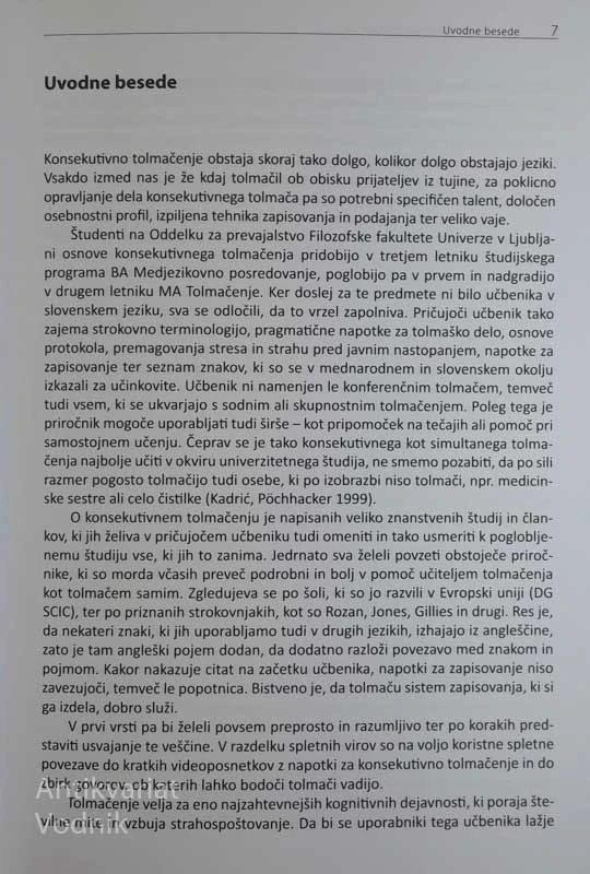OSNOVE KONFERENČNEGA KONSEKUTIVNEGA TOLMAČENJA
