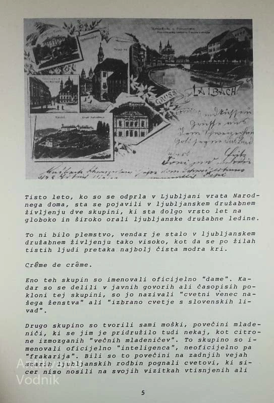 ORIS DRUŽBABNEGA ŽIVLJENJA V LJUBLJANI OD ZAČETKA DVAJSETEGA STOLETJA DO DRUGE SVETOVNE VOJNE, Damjan Ovsec