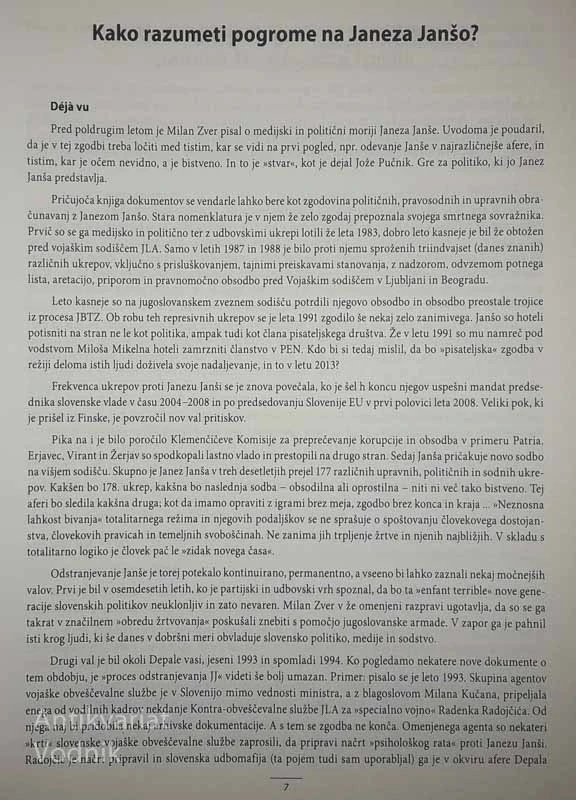 NAJPREJ DISKREDITACIJA – NATO LIKVIDACIJA!: PRIMER JJ, več avtorjev