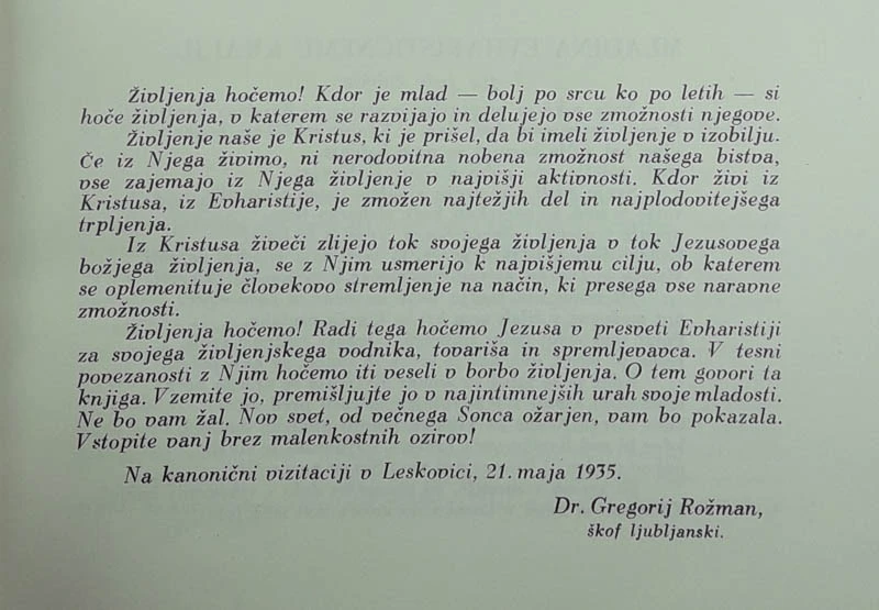 NAŠ KRUH, Dr. Aleš Ušeničnik