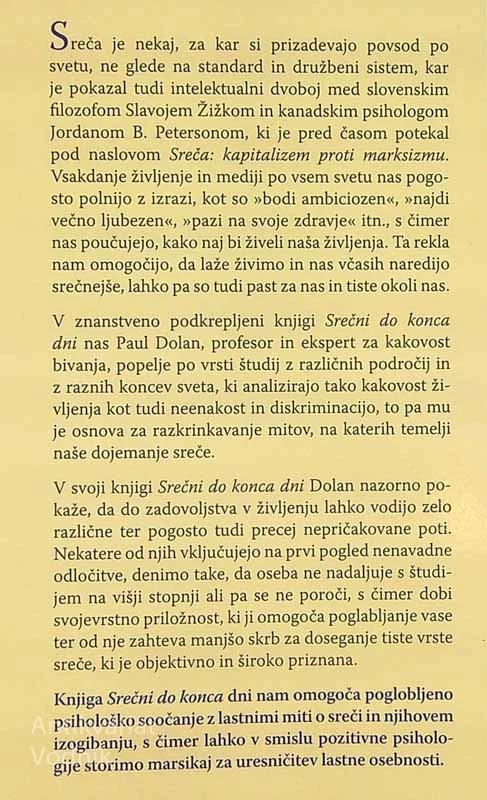 SREČNI DO KONCA DNI; OPUŠČANJE MITA O IDEALNEM ŽIVLJENJU, Paul Dolan