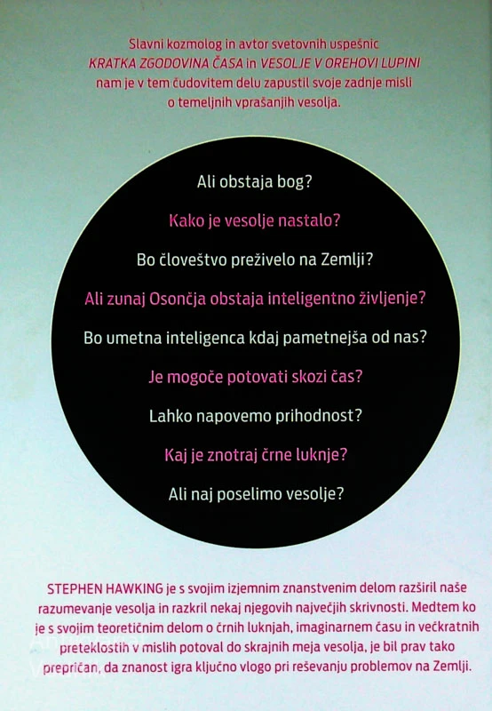 KRATKI ODGOVORI NA TEMELJNA VPRAŠANJA, Stephen Hawking
