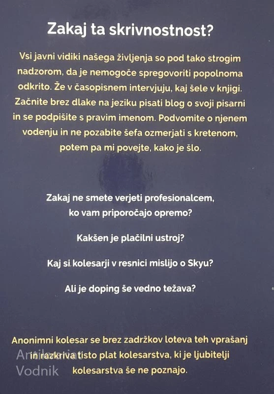 ANONIMNI KOLESAR
