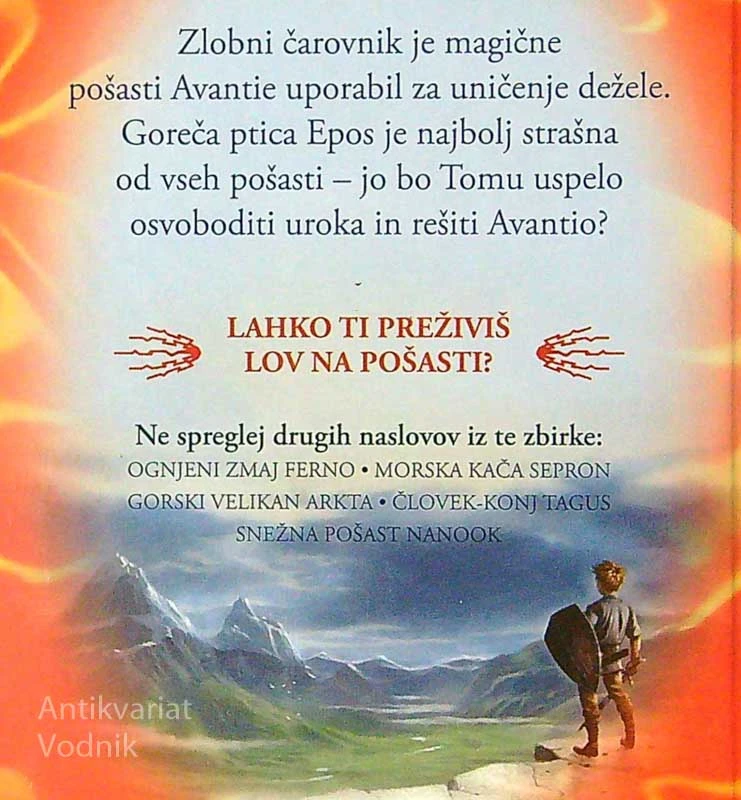 LOV NA POŠASTI; GOREČA PTICA EPOS, Adam Blade