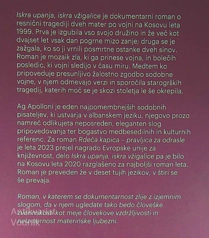 ISKRA UPANJA, ISKRA VŽIGALICE, Ag Apolloni