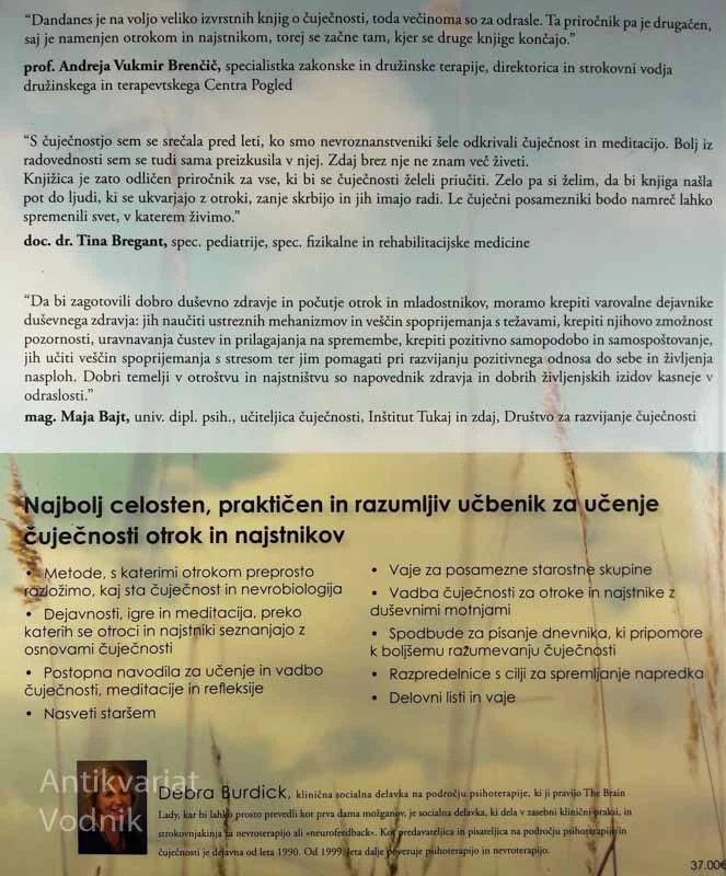 ČUJEČNOST ZA OTROKE IN NAJSTNIKE, Debra Burdick
