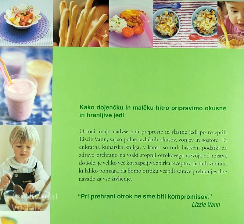 ZDRAVA KUHINJA ZA DOJENČKE IN MALČKE, Lizzie Vann