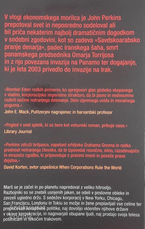 IZPOVEDI EKONOMSKEGA MORILCA, John Perkins