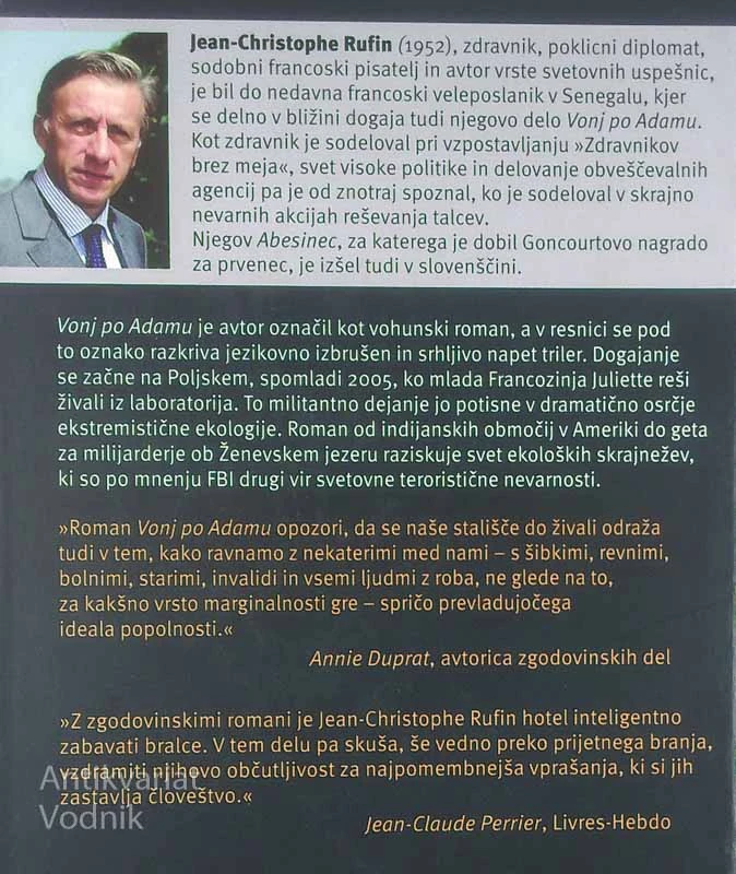 VONJ PO ADAMU, Jean-Christophe Rufin