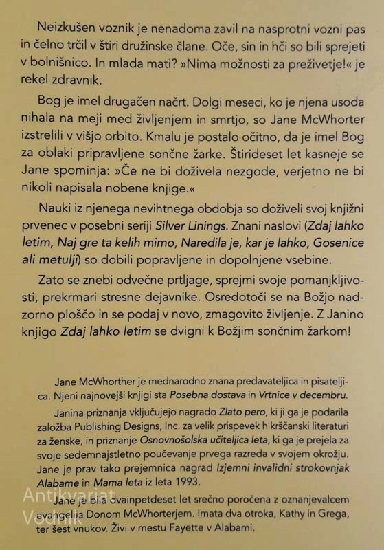 ZDAJ LAHKO LETIM: ZMAGOVITO ŽIVLJENJE, Jane McWhorter