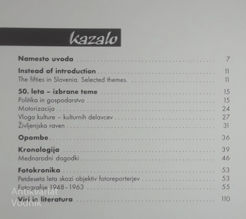 50. leta; hiša 1953, več avtorjev