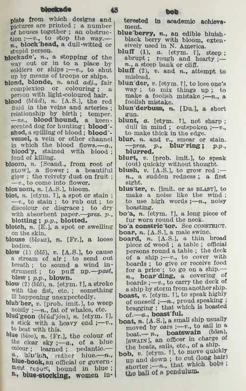 THE HIGHROADS DICTIONARY