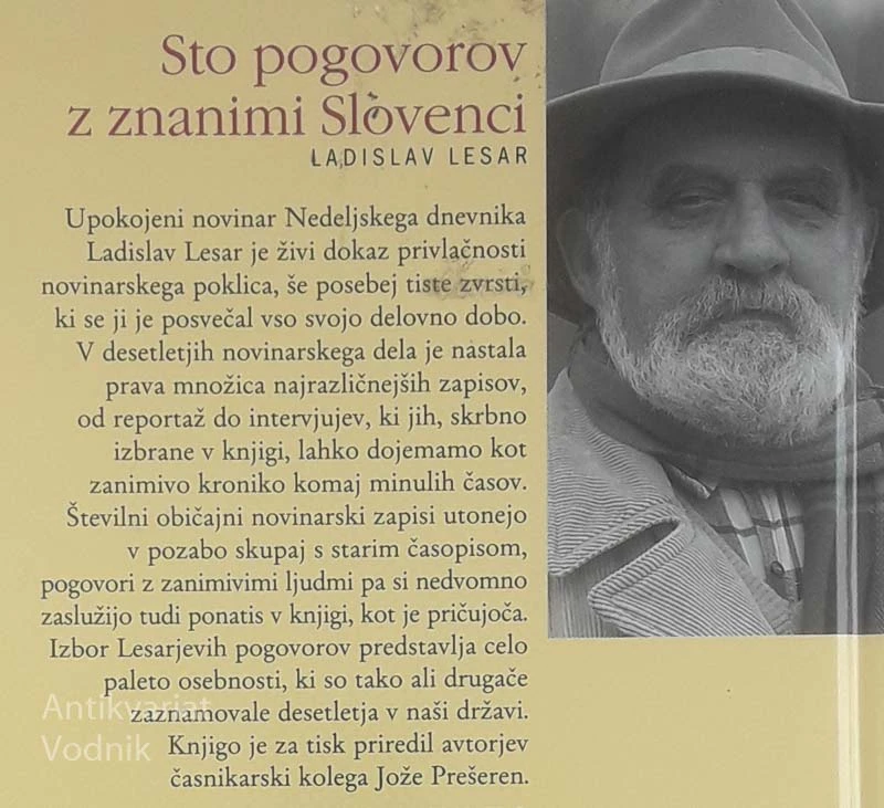 STO POGOVOROV Z ZNANIMI SLOVENCI, Ladislav Lesar