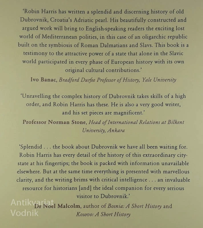 DUBROVNIK, A HISTORY, Robin Harris