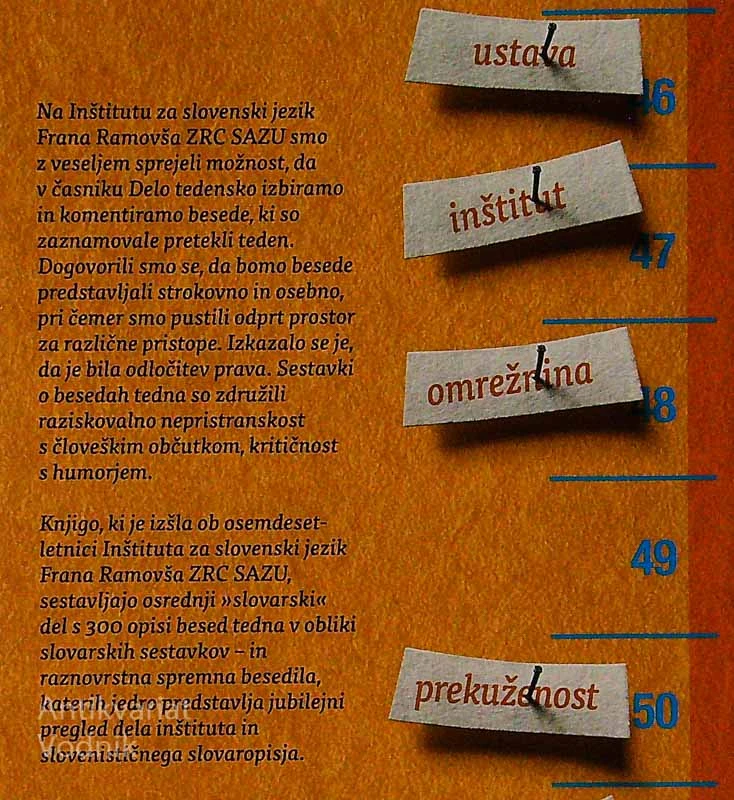 SLOVAR ČASA; 300 BESED ZA 300 TEDNOV
