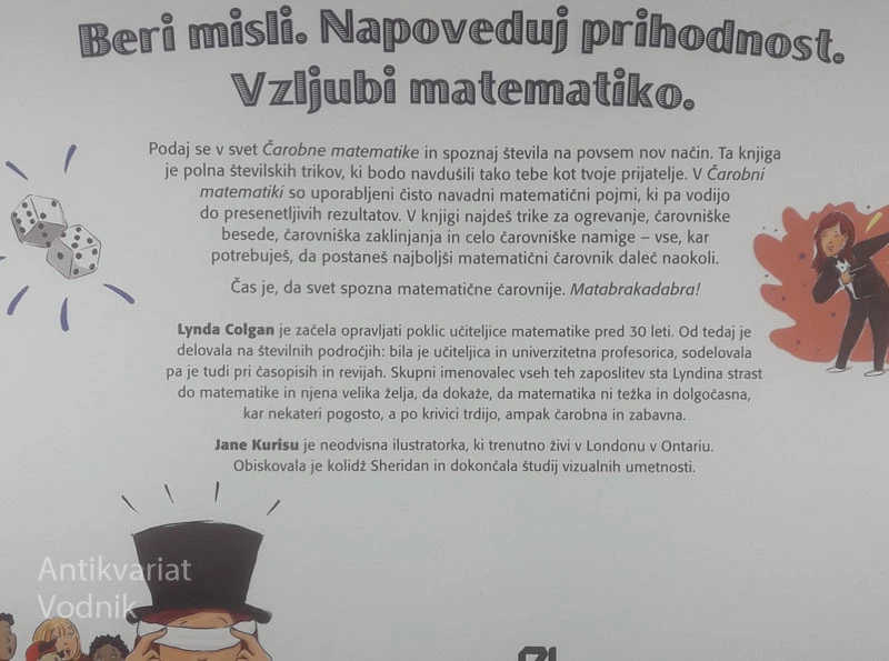ČAROBNA MATEMATIKA; TRIKI S ŠTEVILI, Lynda Colgan