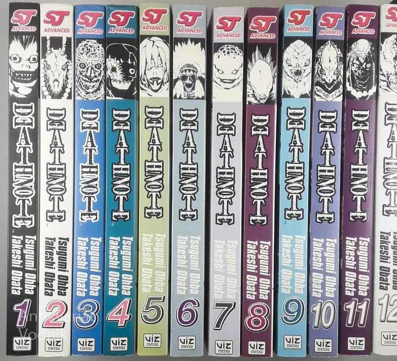 DEATH NOTE 1 – 13, Tsugumi Ohba in Takeshi Obata
