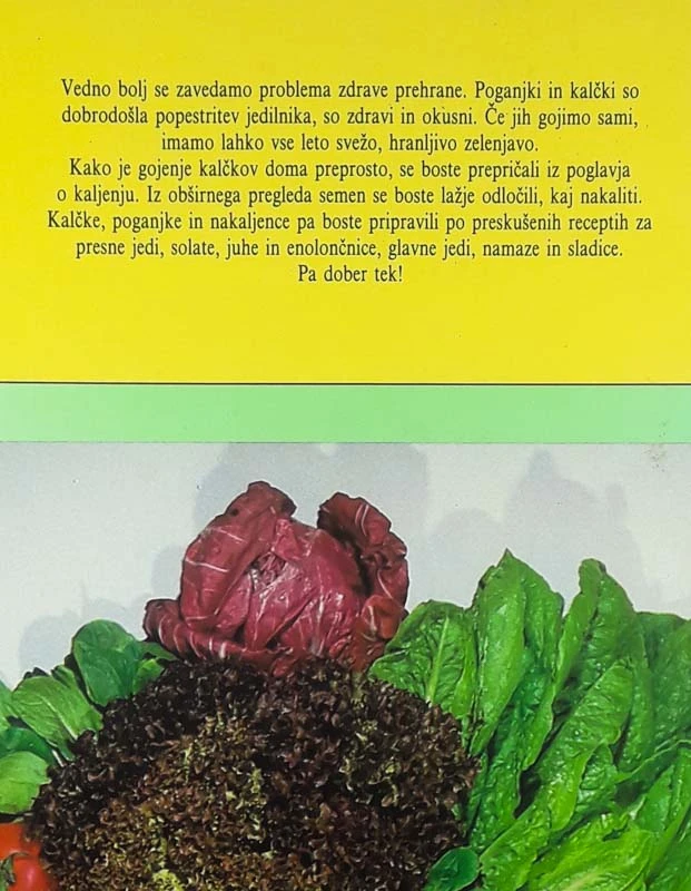 POGANJKI IN KALČKI, VSE LETO SVEŽA ZELENJAVA, Andrea Fink