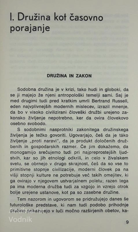 STARA IN NOVA PODOBA DRUŽINE, Anton Trstenjak