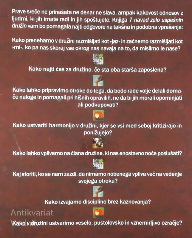 7 NAVAD ZELO USPEŠNIH DRUŽIN, Stephen R. Covey