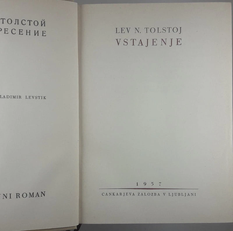 VSTAJENJE, L. N. Tolstoj