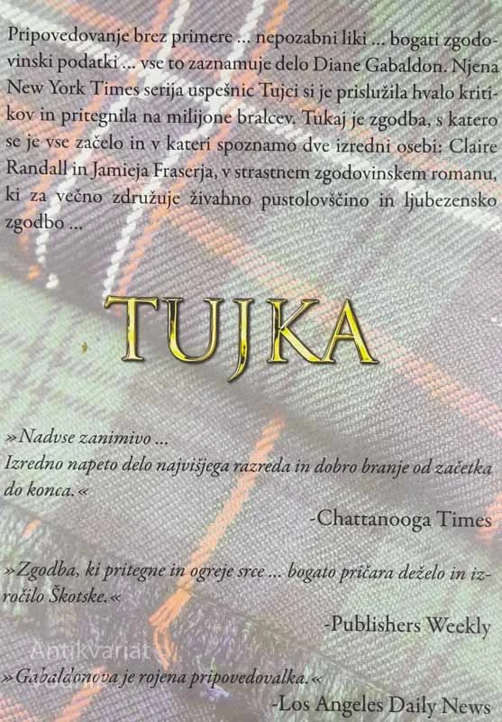 TUJKA, 1. in 2. del, Diana Gabaldon