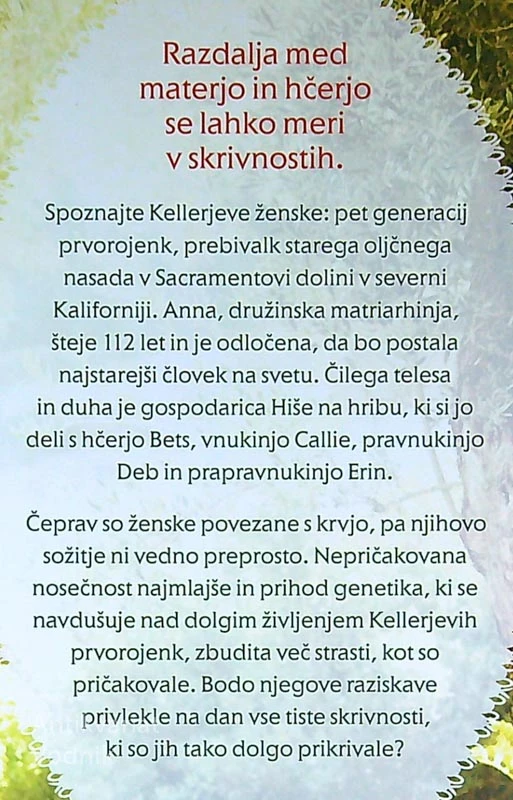 KORENINE OLJČNEGA DREVESA, Courtney Miller Santo