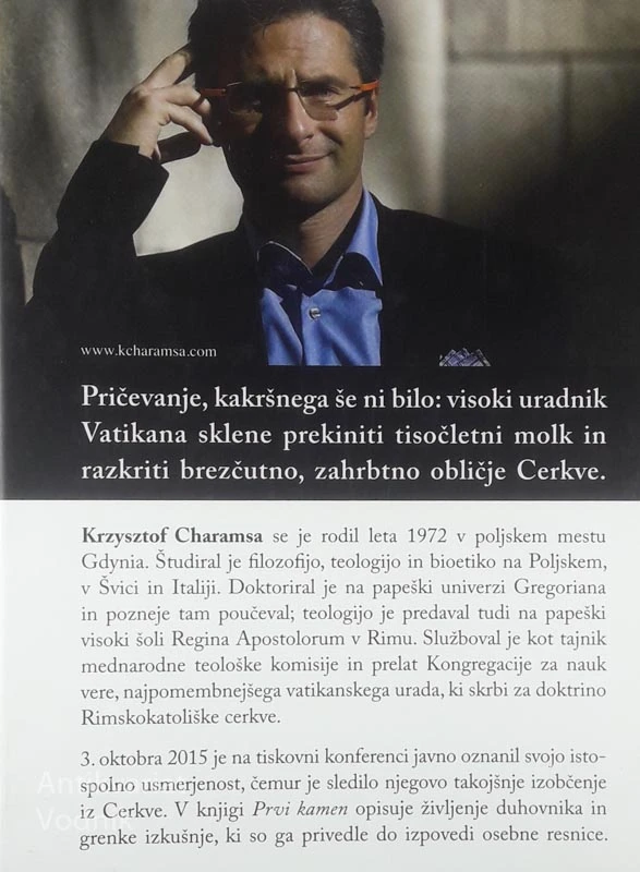 PRVI KAMEN; JAZ, GEJEVSKI DUHOVNIK, IN MOJ UPOR PROTI HINAVŠČINI CERKVE, Krzysztof Charamsa