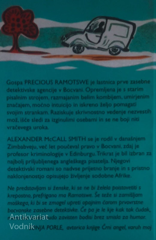 PRVA DAMSKA DETEKTIVSKA AGENCIJA, A. M. Smith
