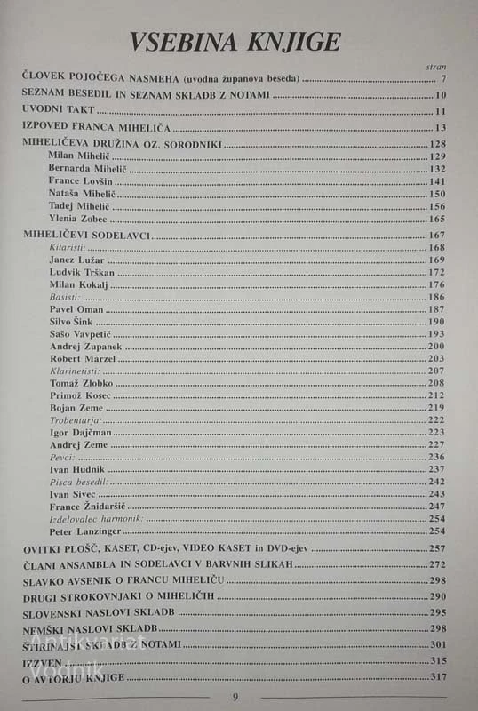 FRANC MIHELIČ; GLASBA JE MOJ ČAROBNI SVET, Franc Migelič